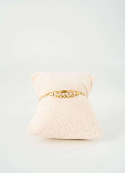 Bracelet fermeture fermoir mousqueton or BY GARANCE femme