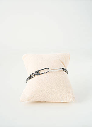 Bracelet fermeture boucle déployante gris OLIVIER LAFOND femme