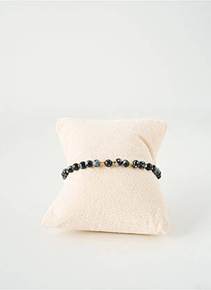 Bracelet fermeture fermoir mousqueton gris ROSA PALMA femme