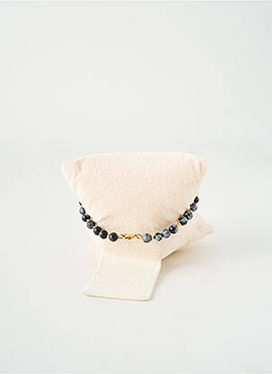 Bracelet fermeture fermoir mousqueton gris ROSA PALMA femme