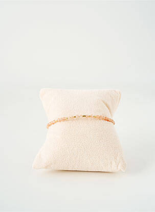 Bracelet fermeture fermoir mousqueton beige ROSA PALMA femme