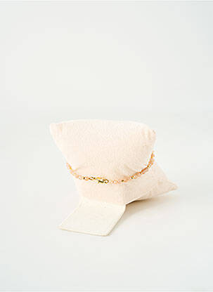 Bracelet fermeture fermoir mousqueton beige ROSA PALMA femme