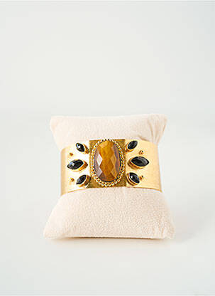 Bracelet manchette ornement pierre or L'ATELIER DES DAMES femme
