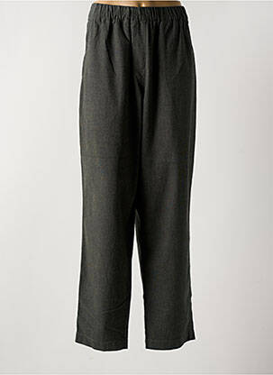 Pantalon droit taille à pinces taille normale gris OSKA femme