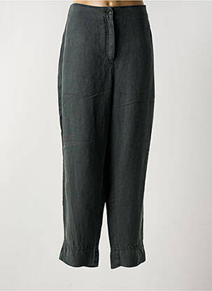 Pantalon droit taille haute taille haute gris OSKA femme