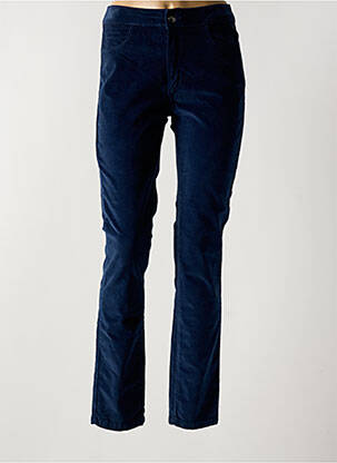 Pantalon slim stretch taille normale bleu LAUREN VIDAL femme