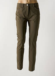 Pantalon slim skinny taille normale vert MC PLANET femme