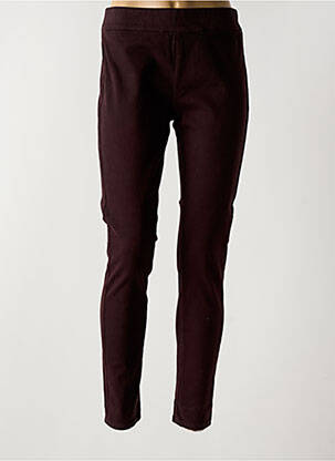 Legging stretch taille normale rouge SARAH PACINI femme