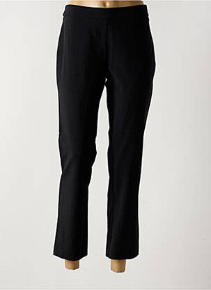 Pantalon 7/8 taille à pinces taille normale noir SARAH PACINI femme