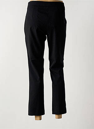 Pantalon 7/8 taille à pinces taille normale noir SARAH PACINI femme