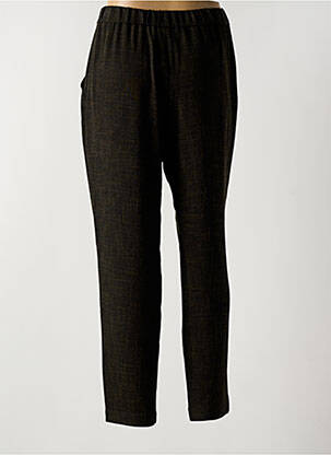 Pantalon droit taille élastique taille normale noir OSKA femme