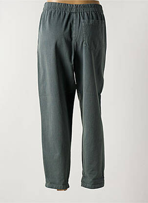 Pantalon droit taille élastique taille normale vert ISCHIKO femme