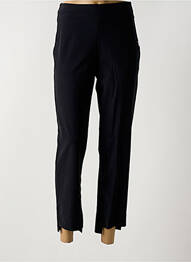 Pantalon 7/8 stretch taille normale noir MALOKA femme