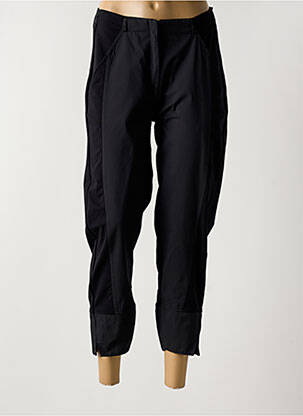 Pantalon 7/8 taille haute taille haute noir LUUKAA femme