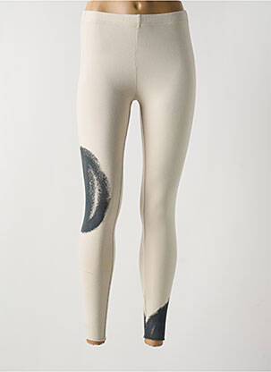 Legging tissage jersey taille normale beige LUUKAA femme
