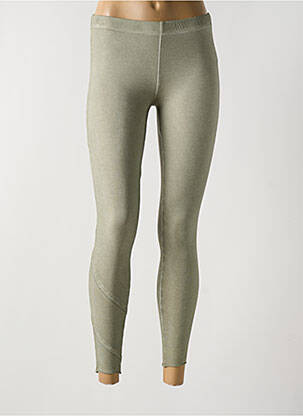 Legging tissage jersey taille normale vert LUUKAA femme
