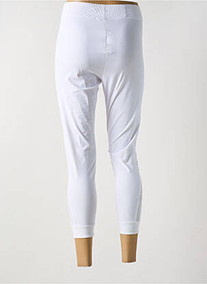 Legging effet matière satinée taille normale blanc MC PLANET femme