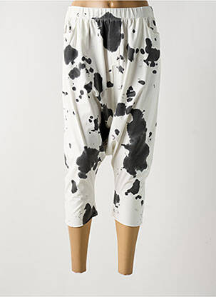 Sarouel stretch taille haute blanc KEDZIOREK femme