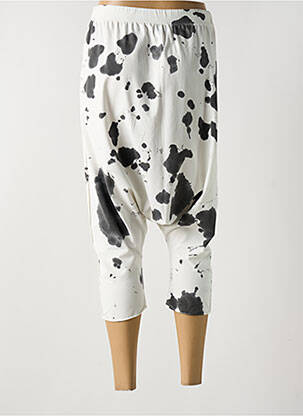 Sarouel stretch taille haute blanc KEDZIOREK femme