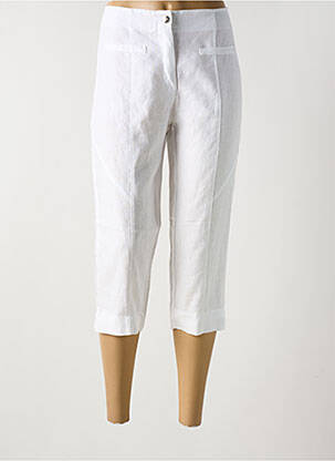 Pantacourt taille normale taille normale blanc MALOKA femme