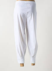 Pantalon 7/8 blanc MALOKA pour femme seconde vue