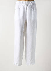 Pantalon droit blanc VETONO pour femme seconde vue