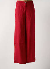 Pantalon large rouge MALOKA pour femme seconde vue