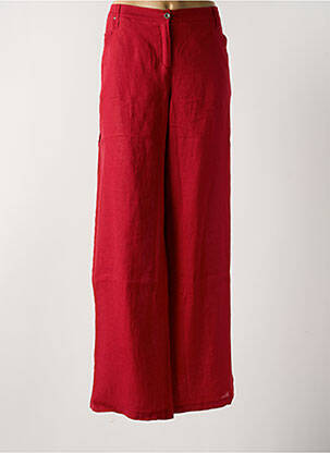 Pantalon large rouge MALOKA pour femme