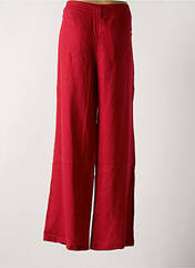 Pantalon large rouge MALOKA pour femme seconde vue