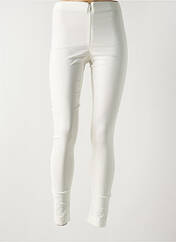 Pantalon slim beige LAUREN VIDAL pour femme seconde vue