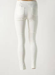 Pantalon slim beige LAUREN VIDAL pour femme seconde vue