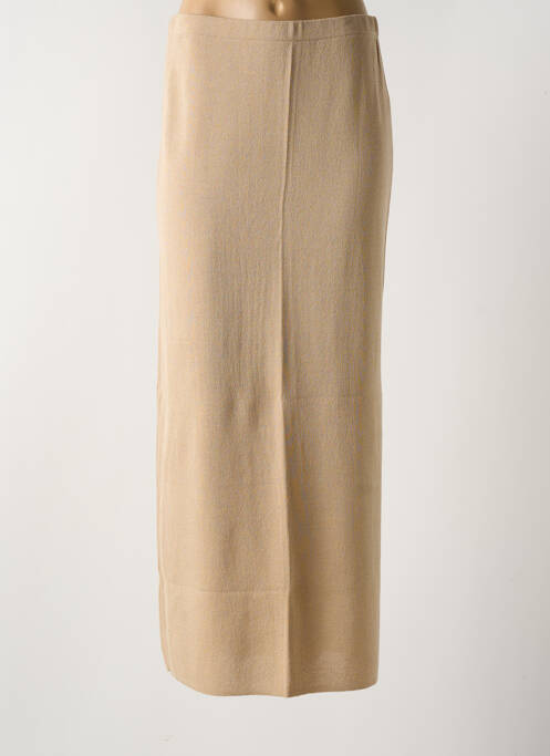Jupe longue beige SARAH PACINI pour femme