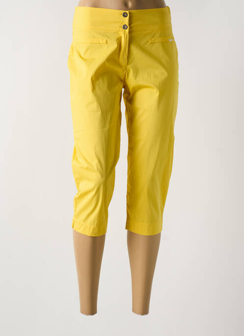 Pantacourt jaune MALOKA pour femme