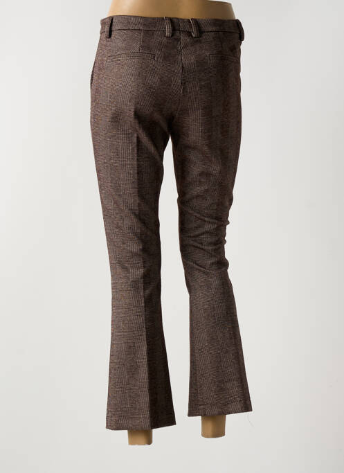 Pantalon 7/8 marron LAUREN VIDAL pour femme