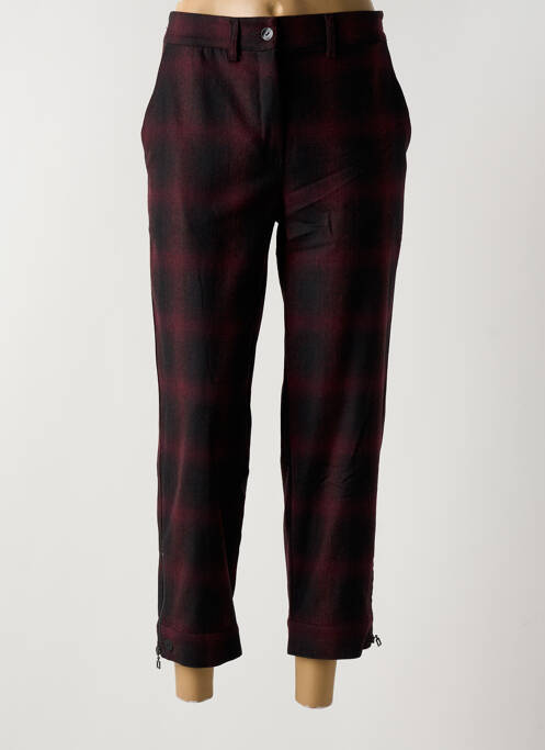 Pantalon 7/8 rouge SARAH PACINI pour femme