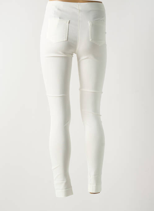 Pantalon slim beige LAUREN VIDAL pour femme