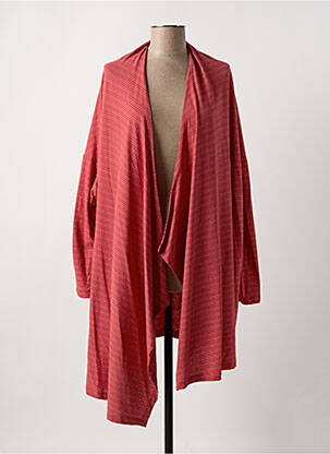 Gilet manches longues stretch rouge MES SOEURS ET MOI femme