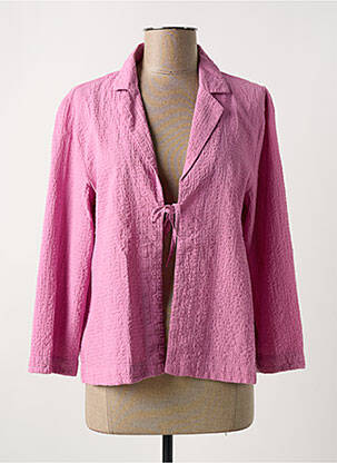 Veste casual col tailleur violet MES SOEURS ET MOI femme