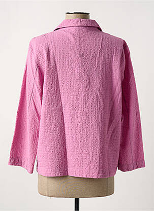 Veste casual col tailleur violet MES SOEURS ET MOI femme