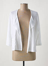 Gilet manches longues manches 3/4 blanc MALOKA femme