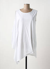 Tunique sans manche tissage jersey blanc LOTUS EATERS femme