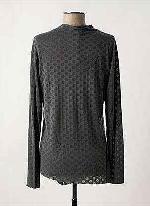 Top stretch manches longues gris LUUKAA femme