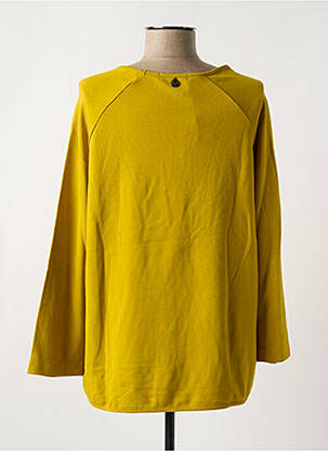 Sweat-shirt stretch manches longues vert MALOKA femme
