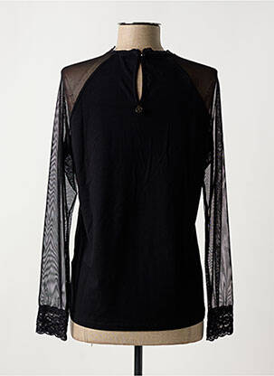Top stretch manches longues noir MALOKA femme