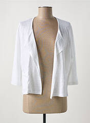 Gilet manches longues blanc MALOKA pour femme seconde vue
