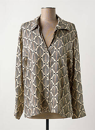 Chemisier beige LAUREN VIDAL pour femme