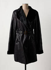 Manteau long noir LA FEE MARABOUTEE pour femme seconde vue