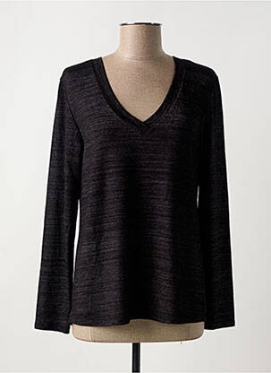 Pull noir LAUREN VIDAL pour femme