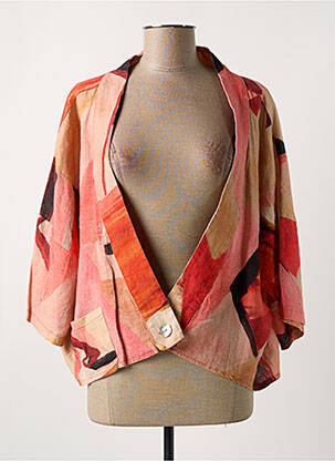 Veste casual orange LUUKAA pour femme