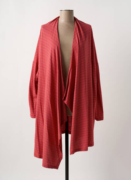 Gilet manches longues rouge MES SOEURS ET MOI pour femme